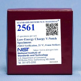 美國NIST｜Charpy 衝擊試驗標準片 V型缺口試驗片 V-NOTCH 2mm/8mm