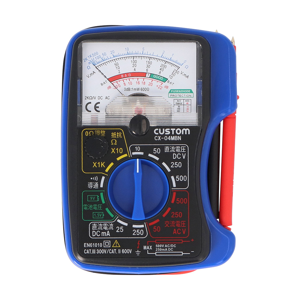 日本CUSTOM｜CX-04MBN 指針式三用電表
